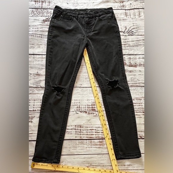 Seven7 Denim - Women’s Seven7 Distressed Denim High Rise Skinny Jeans